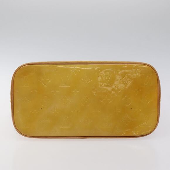 LOUIS VUITTON Monogram Vernis Houston Hand Bag Beige M91004 - Picture 9 of 13